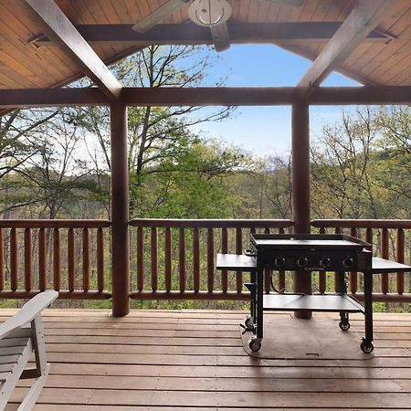 Private Smoky Mtn Log Home With 2 Decks And Hot Tub! Pigeon Forge Luaran gambar