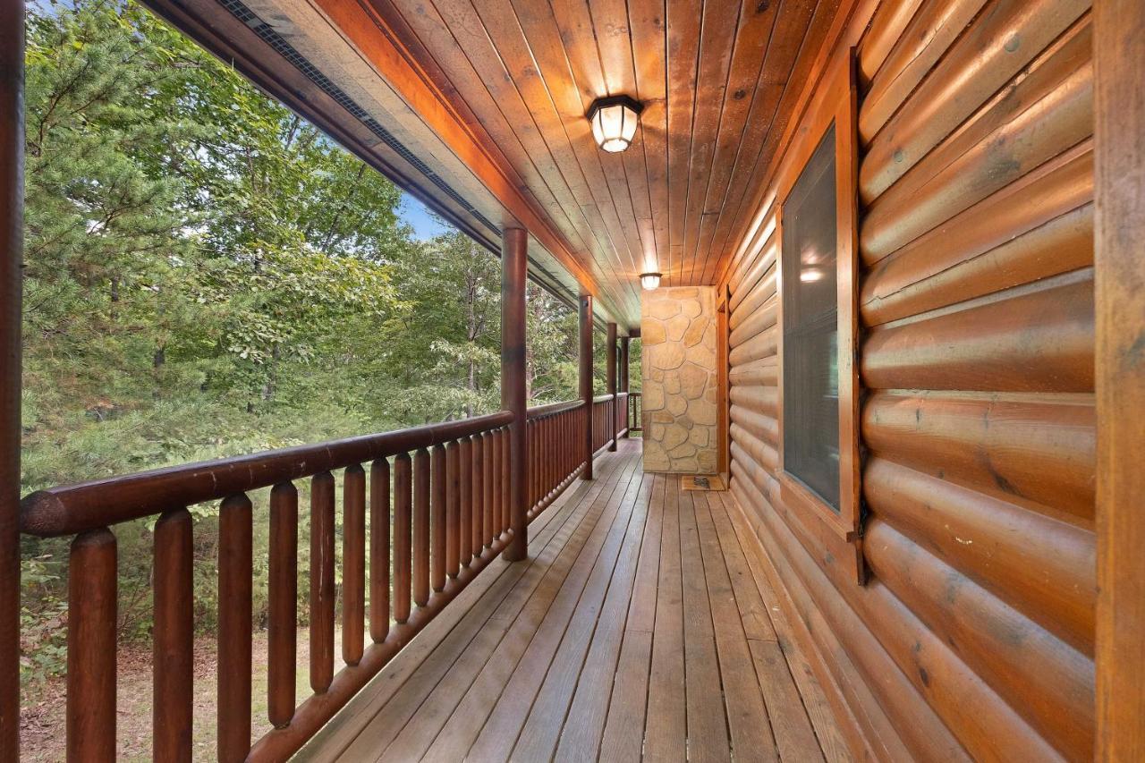 Private Smoky Mtn Log Home With 2 Decks And Hot Tub! Pigeon Forge Luaran gambar