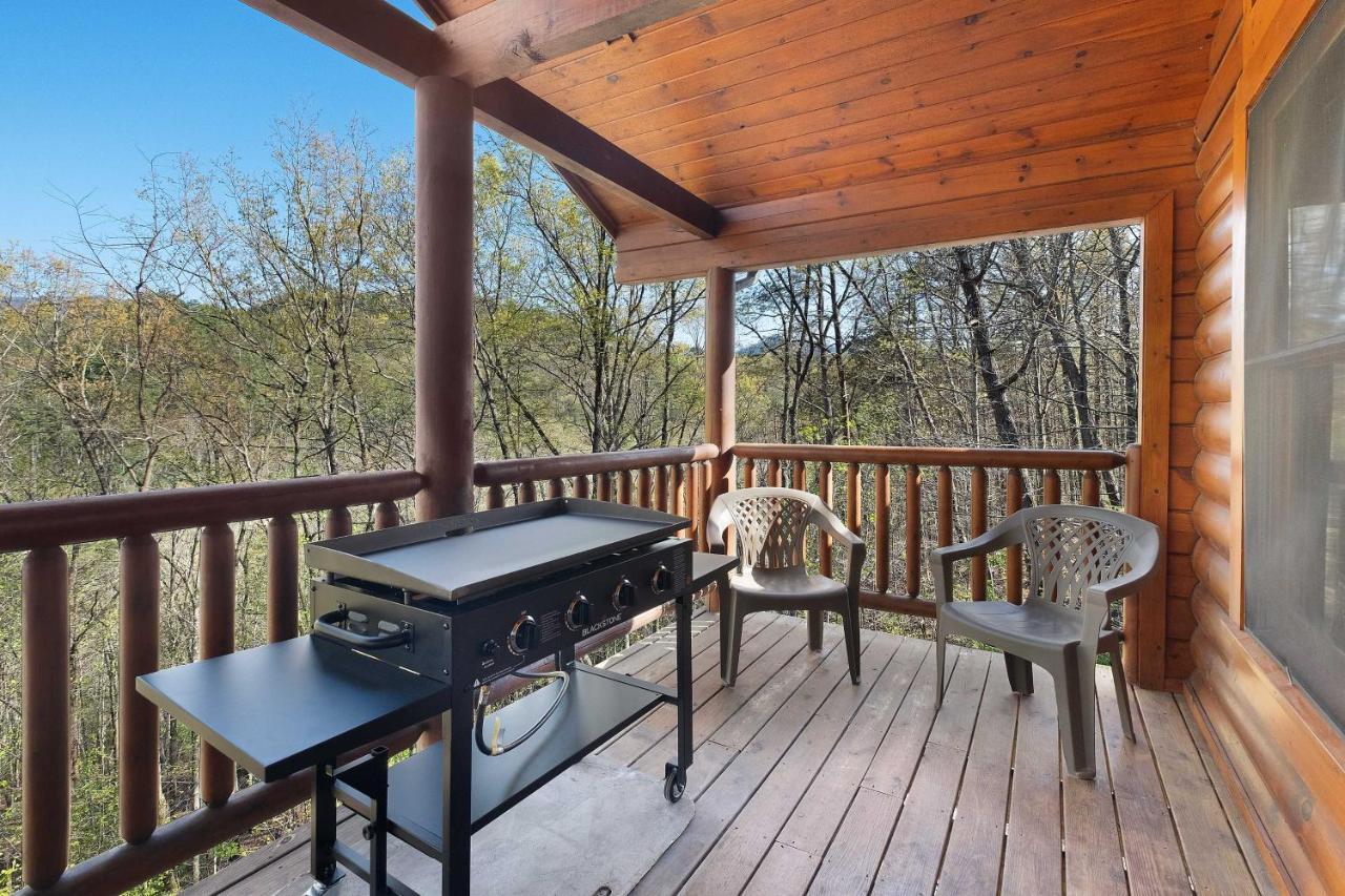 Private Smoky Mtn Log Home With 2 Decks And Hot Tub! Pigeon Forge Luaran gambar